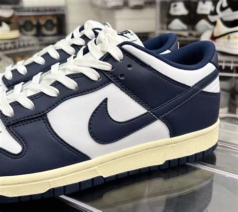 nike dunks navy blue|vintage nike dunks low.